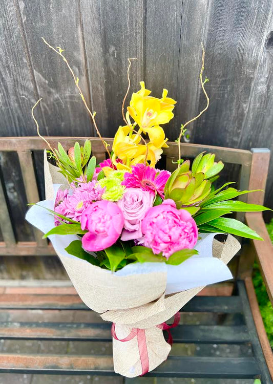 Seasonal Hand Tied Bouquet | B32