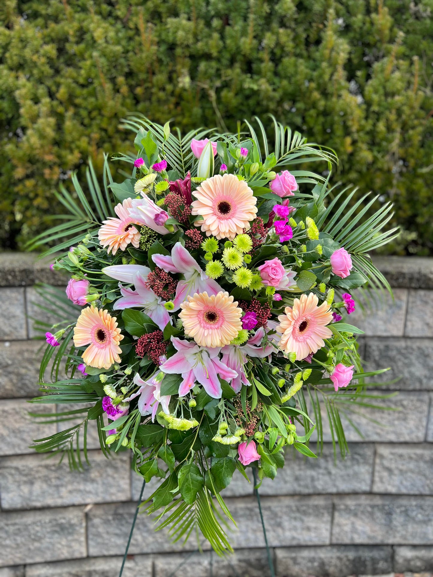 Sympathy Spray Arrangement | S010