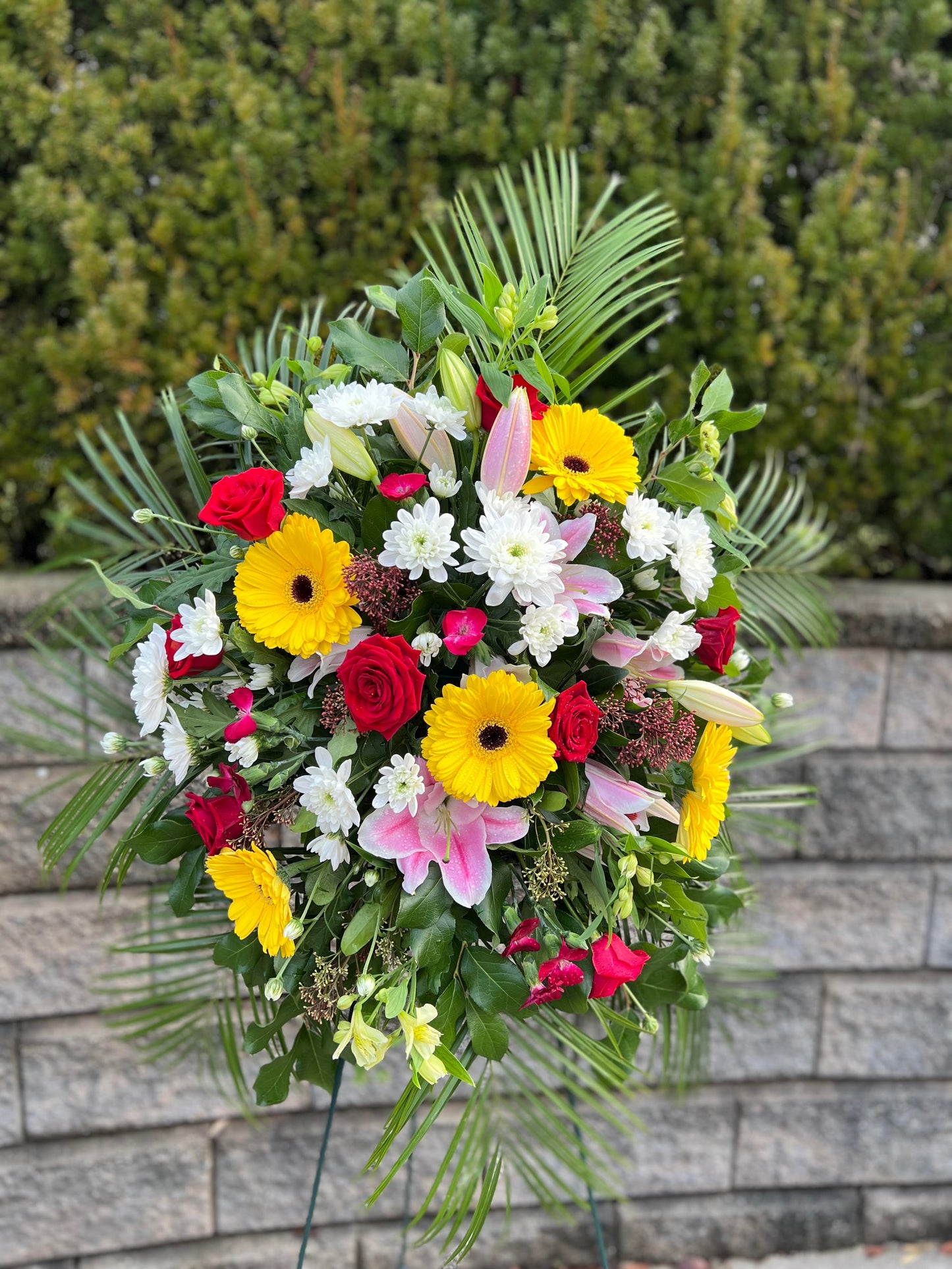 Sympathy Spray Arrangement | S011